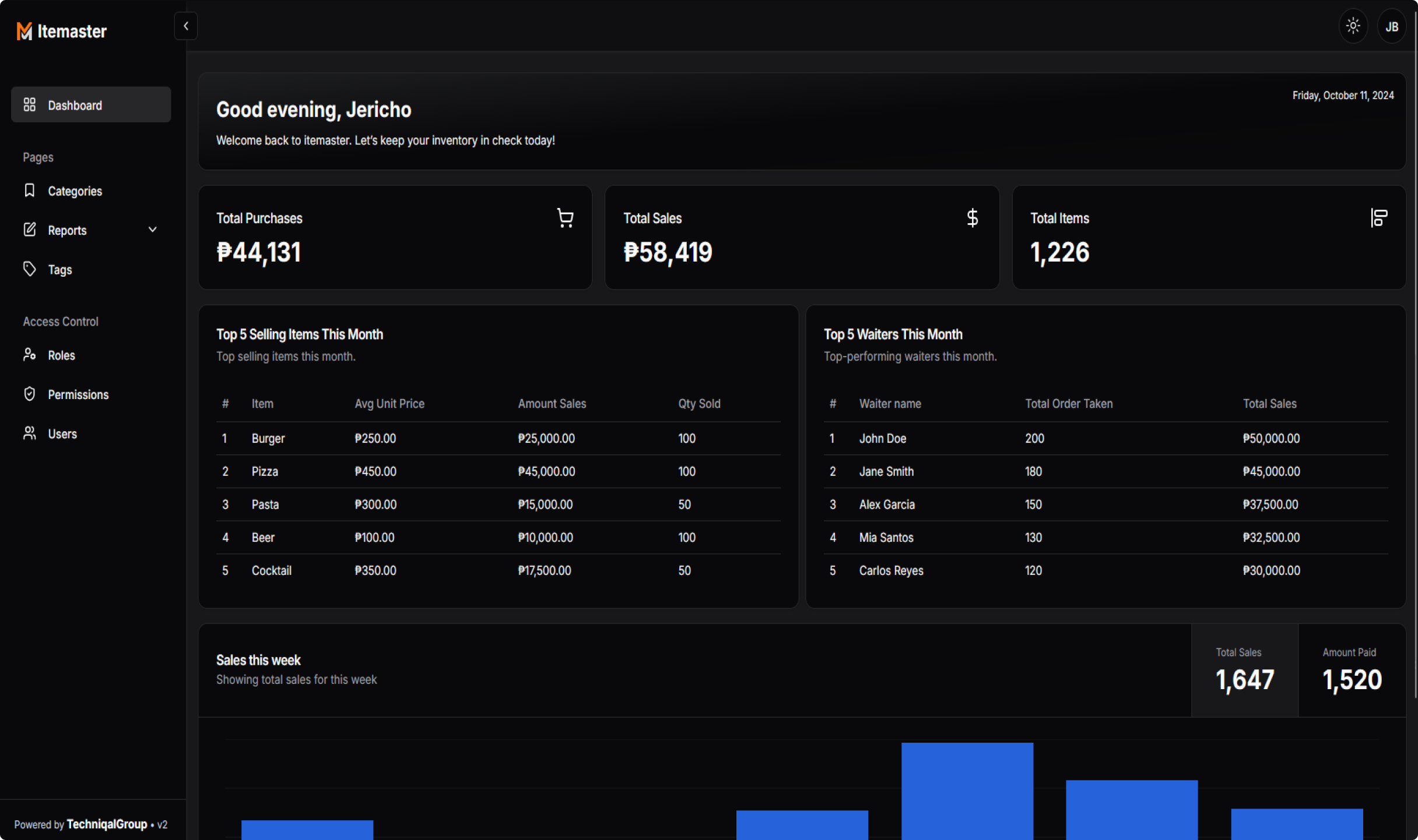 dashboard